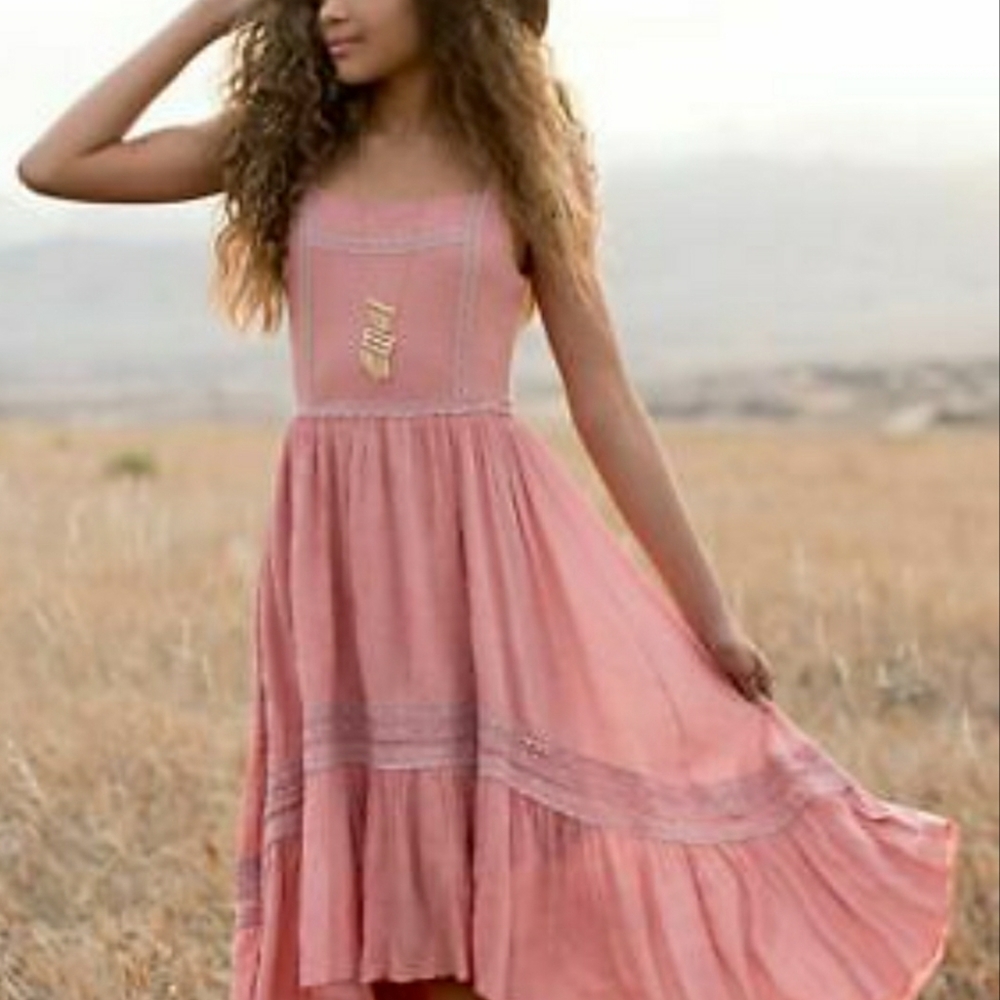 Adelaide dress in dusty pink girls size 14